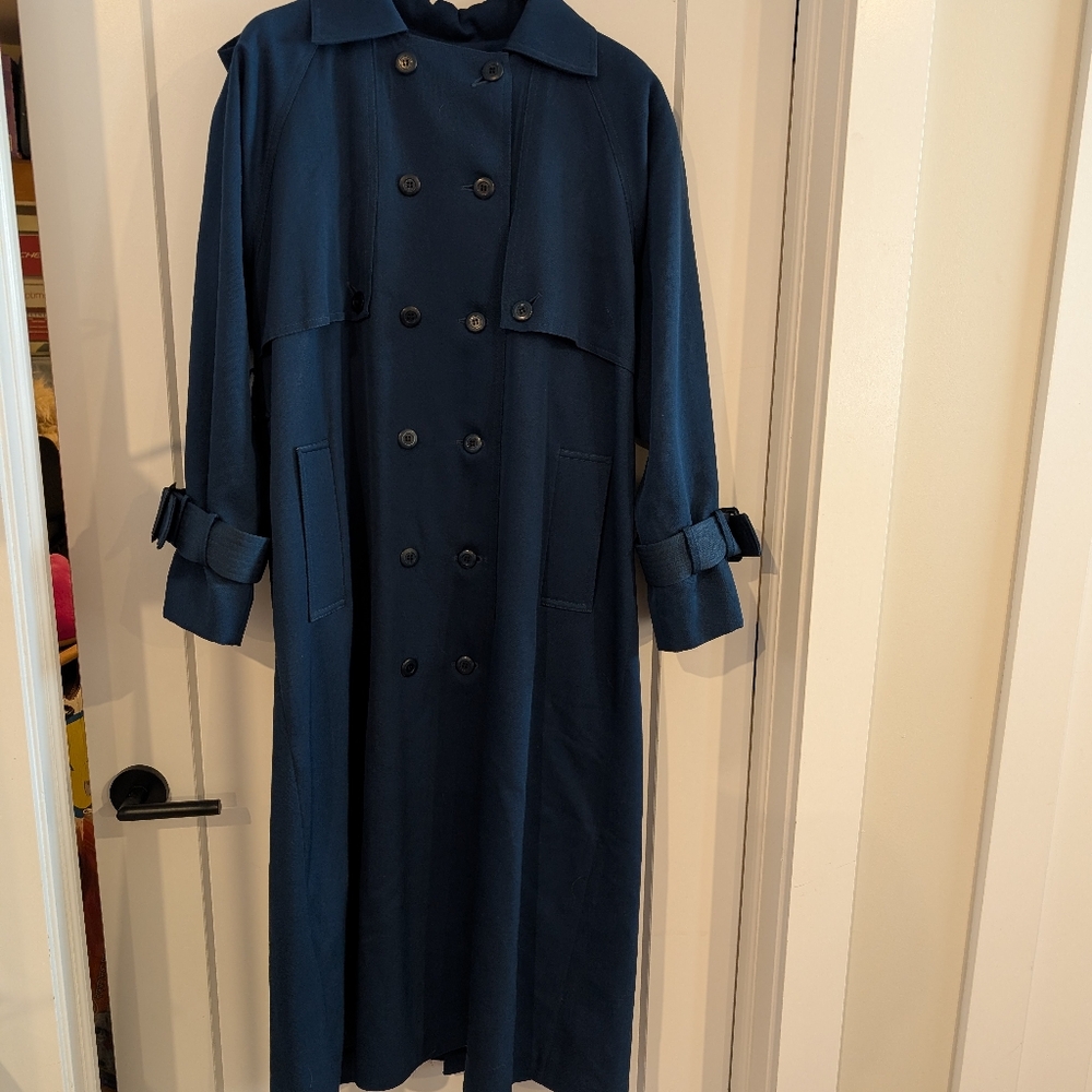 Lorne Wool Trench Coat Size 16